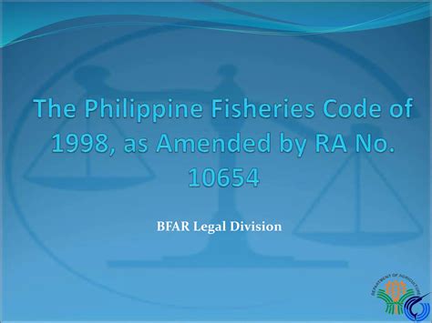 fisheries code 10654|Republic of the Philippines Department of Agriculture OFFICE OF THE.